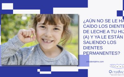 ¿Aún no se le han caído los dientes de leche a tu hijo(a) y ya le están saliendo los dientes permanentes?